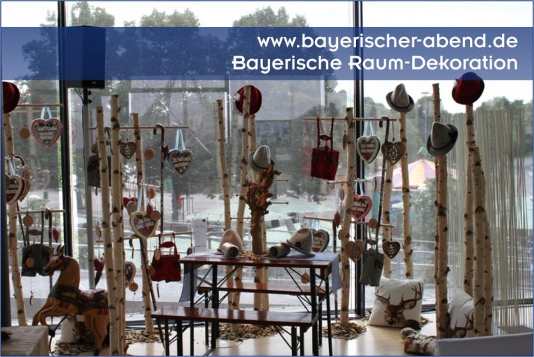 Bayerische Raum-Deko Für Bayerischer Abend + Oktoberfest